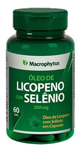 Licopeno + Selenio Softgel 500 Mg Macrophytus 60 Caps