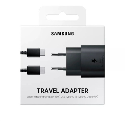 Cargador Samsung 45w 5a Carga Rápida Tipo C