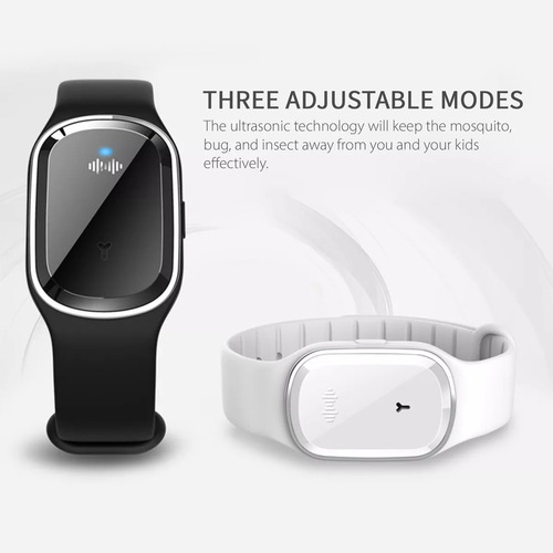 Pulsera Repelente Mosquitos Ultrasónica Larga Duración