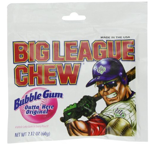 The Official Big League Chew Original Bubble Gum + Bandeja (