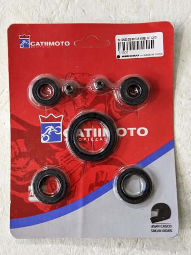 Kit De Retenes De Motor Gilera Smash 110 Bit 110 7 Piezas