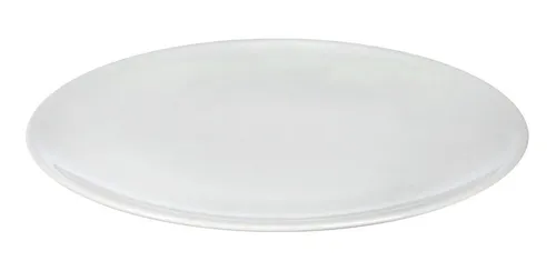 Plato Postre Porcelana Blanco Liso 20 Cm Importado Turquia