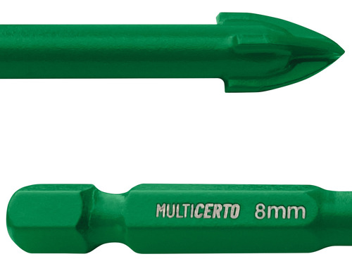 Kit 3 Broca Titânio P/ Porcelanato Vidro De 6mm 8mm E 10mm