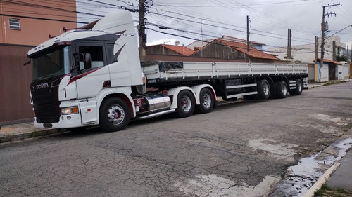 Carreta 3 Eixos Vanderleia, Carga Seca, 12 Lock Container.
