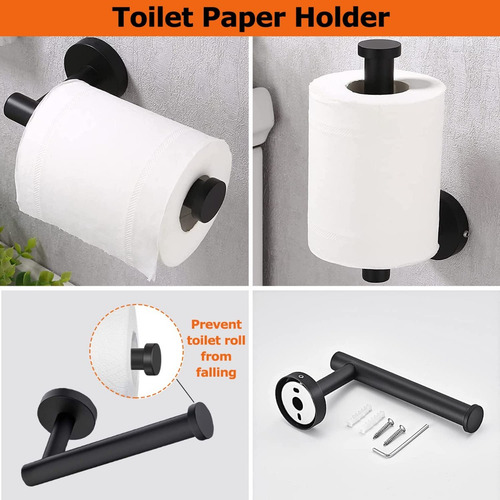 Set Argolla Toallero Para Baño Juego Accesorios De Baño 5pcs