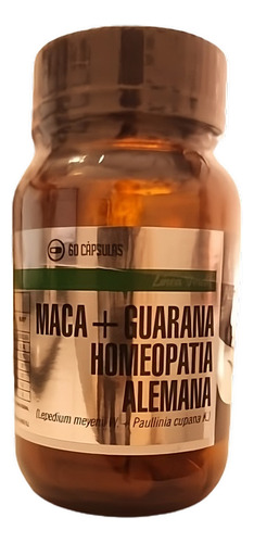Maca+guaraná 60caps Energía Y Vitalidad Natural