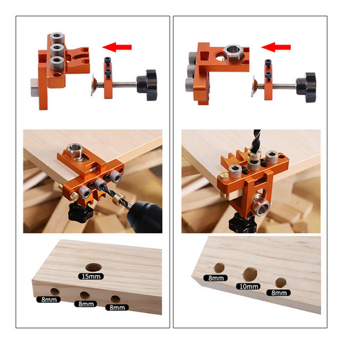 Perforadora De Posicionamiento Perforadora De Madera 3 En 1