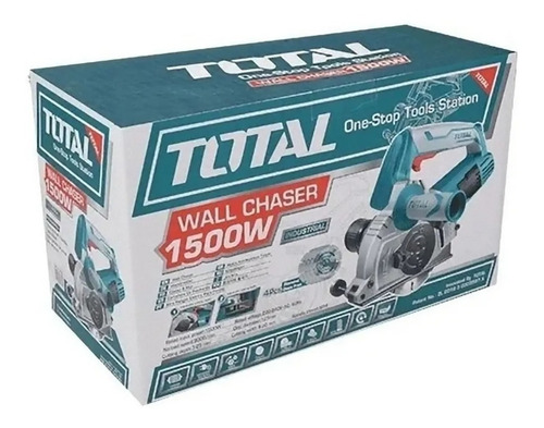 Imagen 3 de 6 de Acanaladora De Pared O Muro Total Twlc1256 1500w + 4 Discos