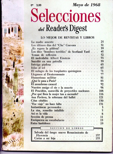Selecciones Del Reader´s Digest Nº330 Mayo 1968