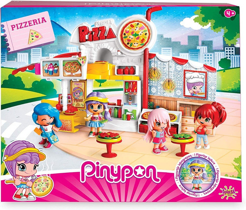 Pinypon Set Pizzeria Con Muñeca Y Accesorios 