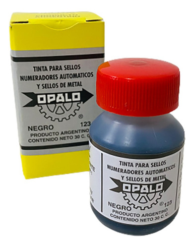 Tinta Opalo 123 Al Aceite Negro (30 Cc)