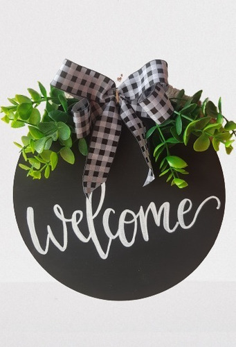 Placa De Porta Hall De Entrada/ Round Door Hanger/ Pinterest