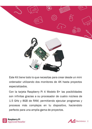 Raspberry Pi 4 8gb Case Ventilador Hdmi Pi 4 B Kit