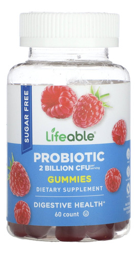 Probiotic 2 Billion Cfu 60 Gomitas Lifeable