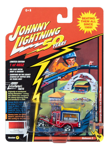 Johnny Lightning George Barris Ice Cream Truck 1:64 Original