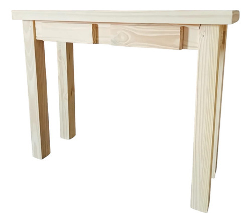 Mesa De Arrime Dresuar Recibidor Pino 1x40