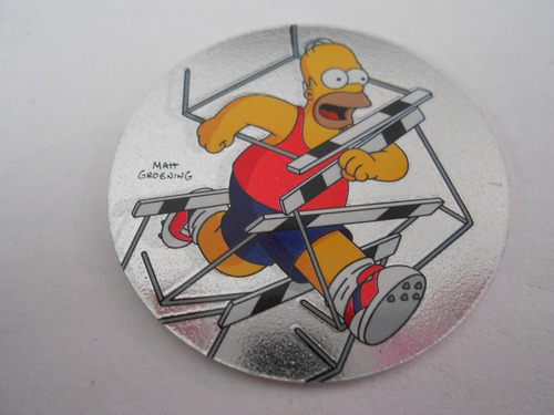 Tazos Silver Sandy # 170  De Los Simpsons.