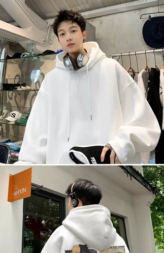 Sudadera De Forro Polar Con Capucha Para Hombre, Casual, De
