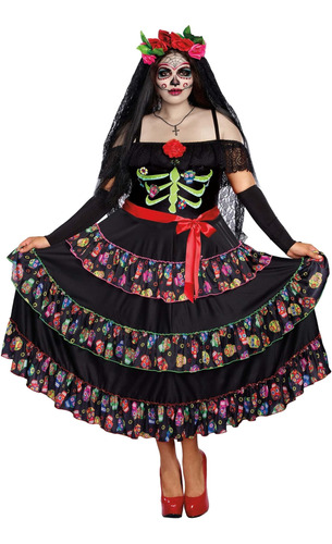 Dreamgirl Tallas Grandes Para Mujer Lady Of The Dead Tallas 