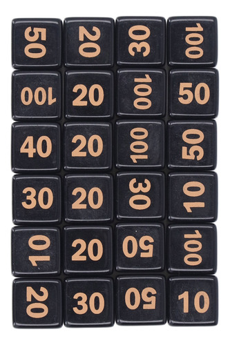 D6 Dice, 24 Peças, Acrílico Poliédrico De 14 Mm, À Prova D'á