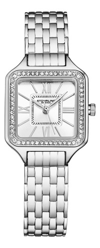 Reloj Stuhrling Original Crystal Square 27 Mm Classic