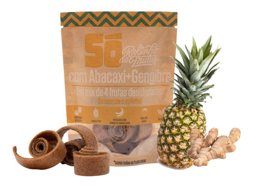 Kit 30g: 12un Rolinho De Frutas 30g (sem Glúten, Sem Açucar)