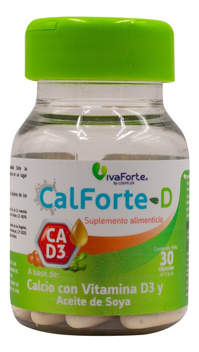 Calforte D Calcio Con Vitamina D3 30 Caps De 1.3 G, Loeffler