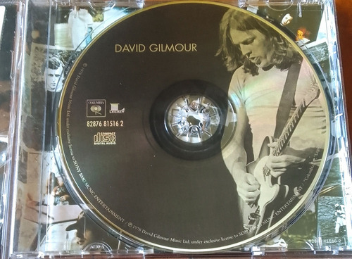 David Gilmour - David Gilmour / Remaster / U.s.a. / Cd Remasterizado (Usado)