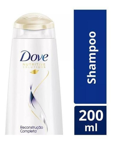 Shampoo Dove Reconstrução Completa Para Cabelos Danificados