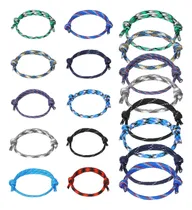 Comprar Pacote De Pulseiras De Corda, 20 Peças De Pulseira De Corda 
