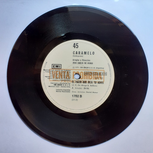 Vinilo Simple - Caramelo (por Favor Dame Todo Tu Amor) (Usado)