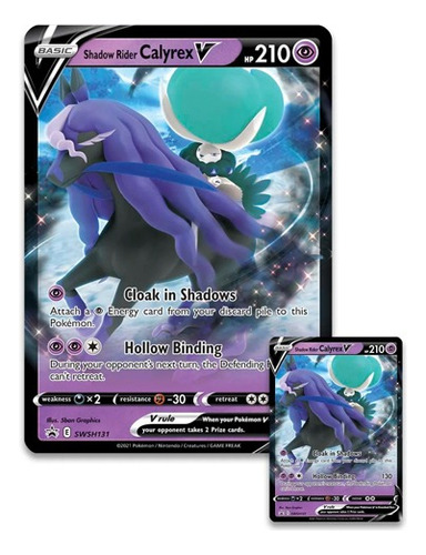 Cartas Pokemon · Calyrex Shadow Rider V Box (ingles) Idioma Inglés