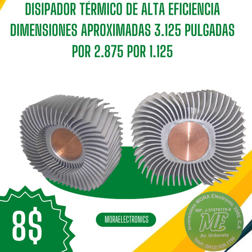 Disipador Térmico De Alta Eficiencia (Usado)