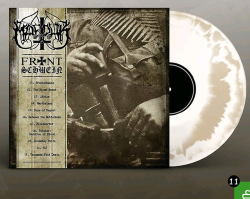 Lp-marduk-frontschwein (bone Gold Vinyl,acompanha Livro)!