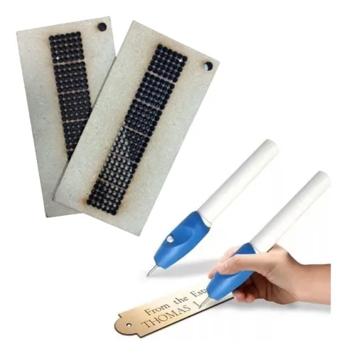 comprar Pack Plantilla Mas Lapiz Rotulador Para Grabado De Patentes 