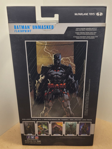 Batman(unmasked) Flashpoint-dc Multiverse-mc Farlane Toys (Usado)