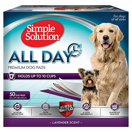 Simple Solution 6layer Scented Premium Dog Pads Absorbe Hast