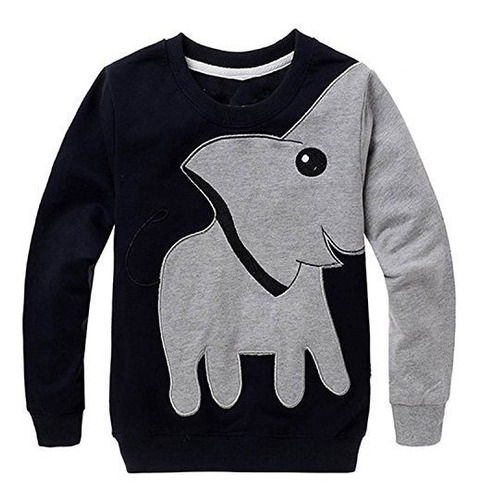 Camiseta Niño Manga Larga Elefante.