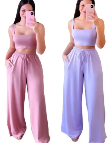 Pantalon palazzo para gorditas sale