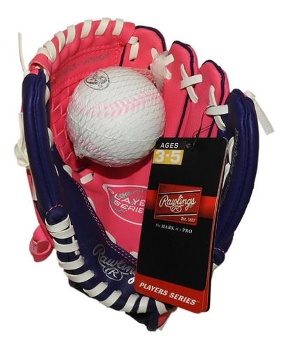 Guante Infantil Niña Beisbol 3-5 Años Rawlings