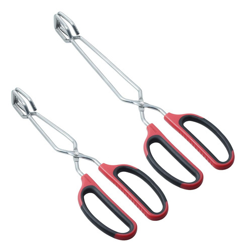 Juego De 2 Pinzas De Tijera De Acero Inoxidable - 10 Y 12