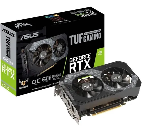 Placa de video Nvidia Asus TUF Gaming GeForce RTX 20 Series RTX 2060 6GB