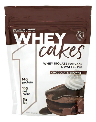 Rule One Whey Isolate Cake 12 Servs Sabor Chocolate Brownie