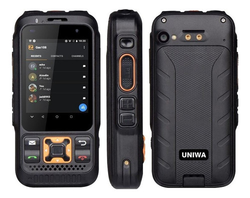 Uniwa F30s Walkie Talkie Para Smartphone Con Cámara Dual De