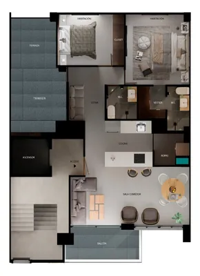Apartamento en venta