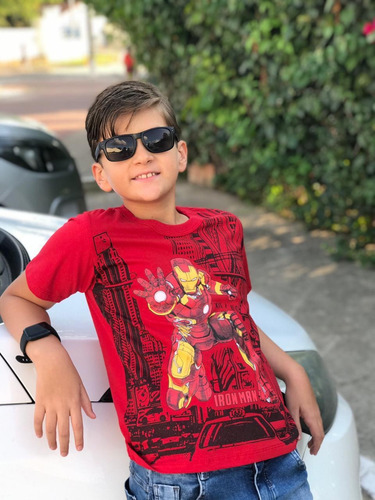 Imagem 9 de 10 de Kit 3 Camiseta Infantil Juvenil Menino Personagens Herois