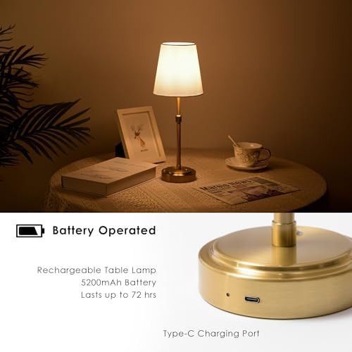 Lámpara De Mesa Led Portátil Inalámbrica, Lámpara De Escrito