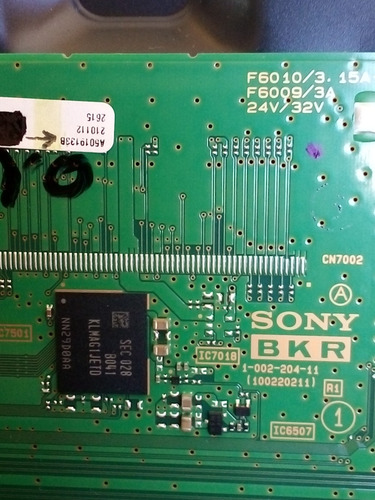 Main Sony Kd-55x750h A5019133 1-002-204-11 (Usado)