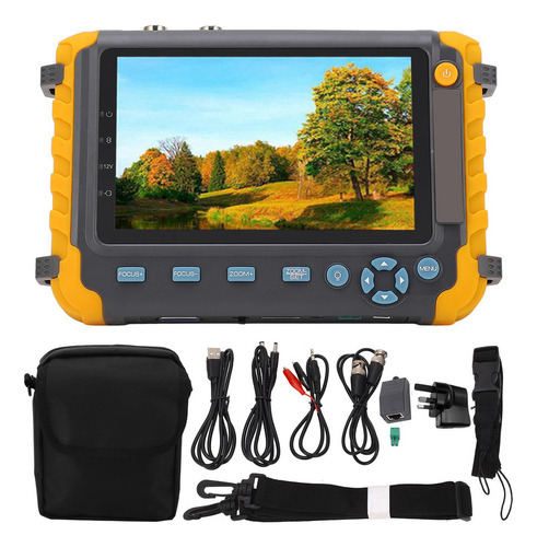 Probador De Cámara Ahd Tvi Cctv, 8mp, Pantalla De 5 Pulgadas