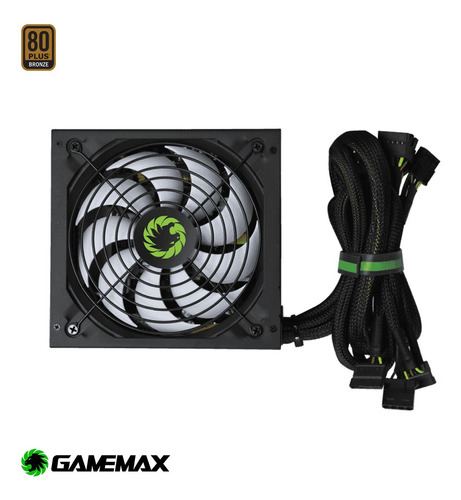 Fuente De Poder 650w Gamemax Gp-650 80+ Bronce